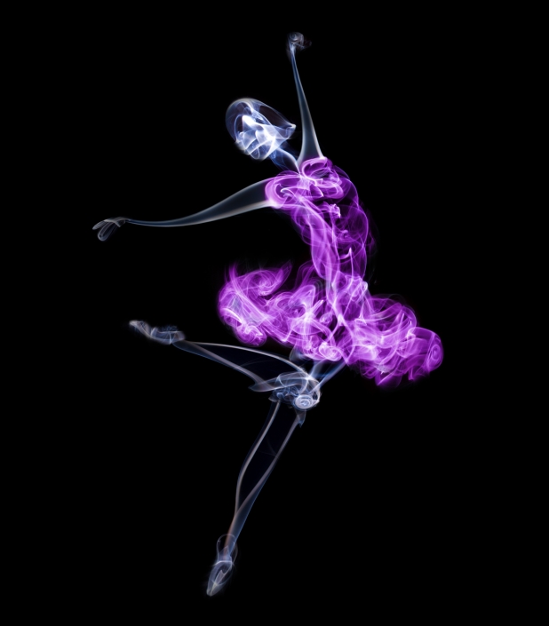 Rauchtänzerin